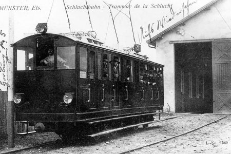 tramway de munster à la schlucht en gare