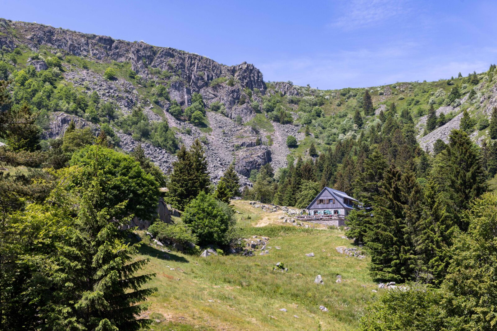 Vue randonnée avec le club vosgien