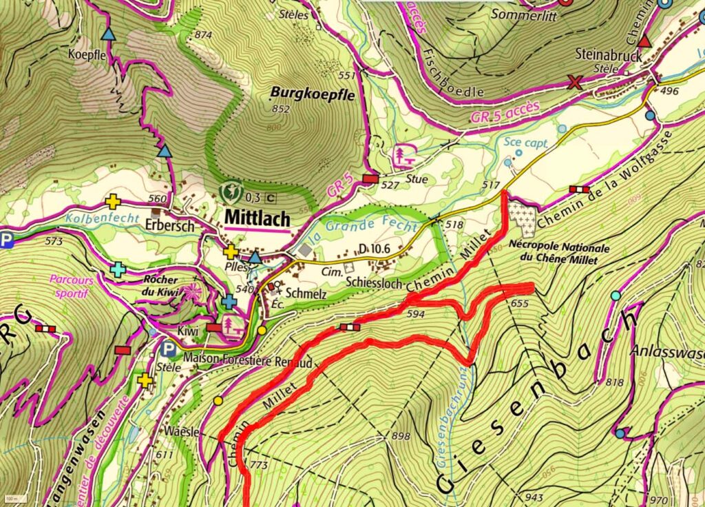 Déviation chemin Millet 2/10/2026