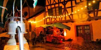 Marché de Noël du plus petit village médiéval d'Alsace
